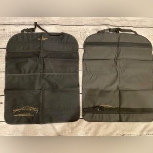 Black Car Seat Back Organizer Protector CoolWoo Kick Mats Kids